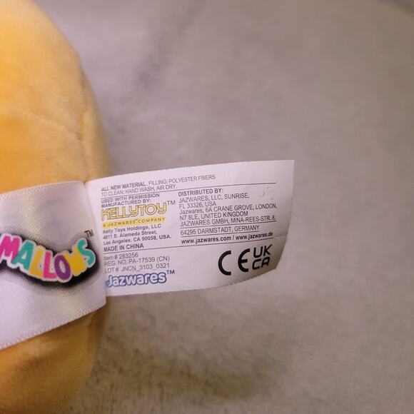 Disney Winnie The Pooh Bear 7 inch Kellytoy Stuffed Plush Toy Squishmallow - Picture 4 of 7